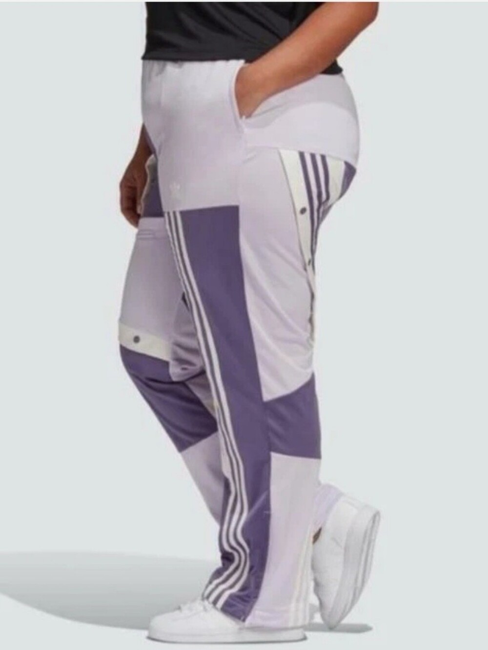Danielle Cathari By Adidas Light Purple Colorblock size 3x Track Pants